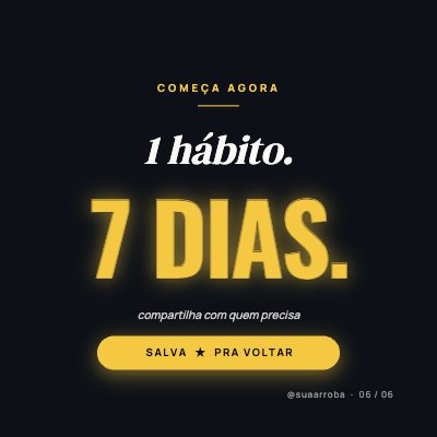 4 Hábitos pra Sair do Vermelho
